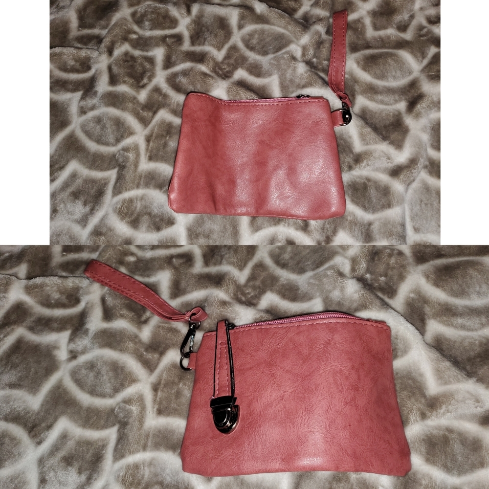5 for $25 | NWOT Pink Handbag, Crossbody Bag, Wristlet, & Wallet Set *Minor Flaw - Picture 5 of 14
